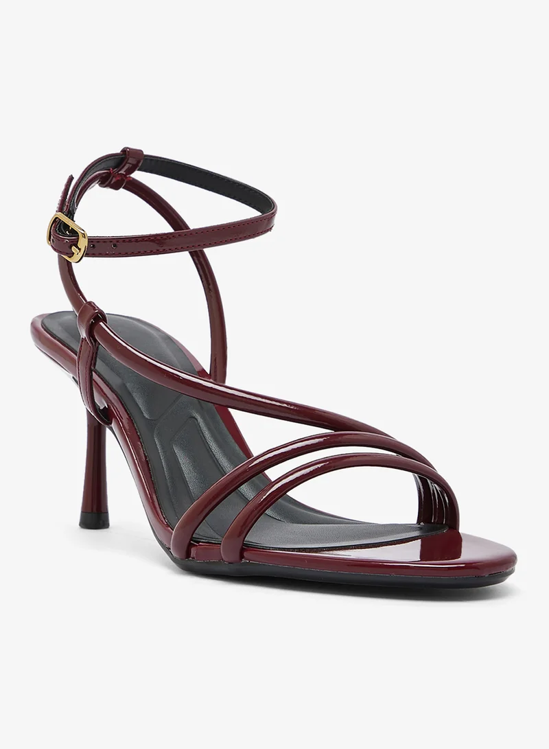 ELLA Kitten Heel Strap Detail Sandals